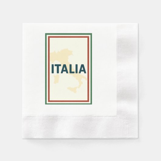 Italia servetje servet (Voorkant)