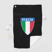 Italia Shield Golfhanddoek (Insitu)