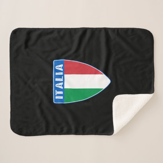 Italia Shield Sherpa Deken (Voorkant (horizontaal))