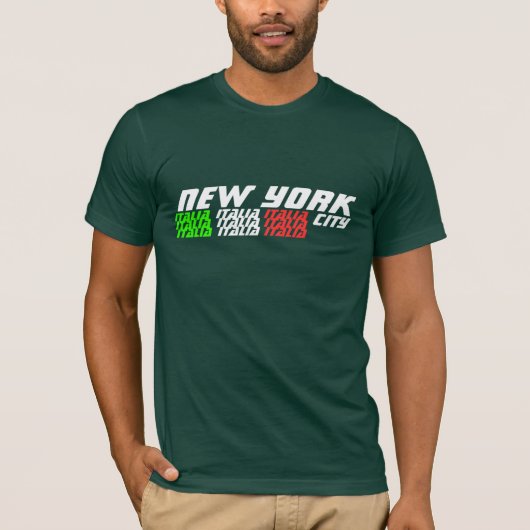 Italia Shirt. New York Shirt (Voorkant)