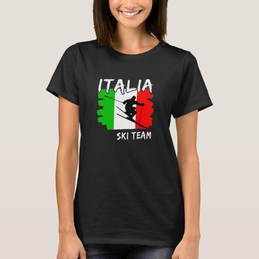 Italia Ski T-shirt (Voorkant)