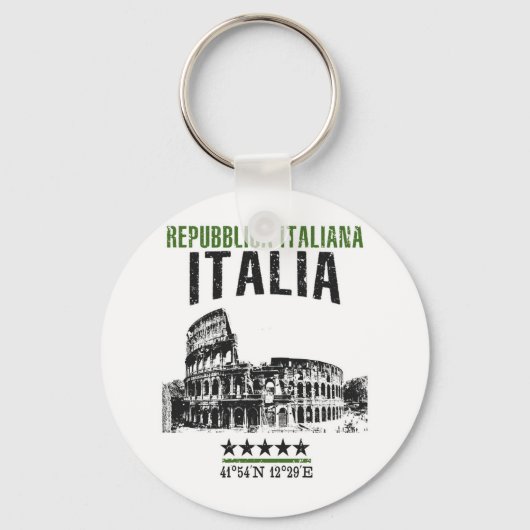 Italia Sleutelhanger (Voorkant)