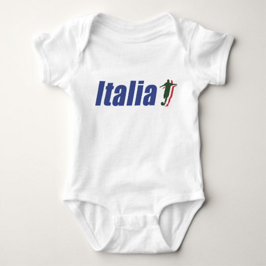 Italia Soccer Baby Creeper Romper (Voorkant)