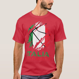 Italia Sport voor Italiaanse nationale vlag Italië T-shirt