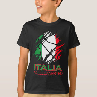 Italia Sports Fan Italiaanse Nationale Vlag Kunst T-shirt