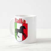 Italia Stallion Crest Koffiemok (Voorkant links)