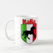 Italia Stallion Crest Koffiemok (Links)