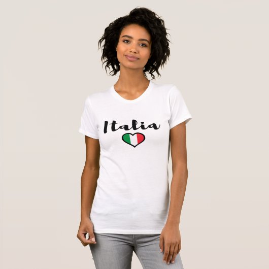 Italia T-shirt (Voorkant volledig)
