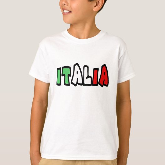 Italia T-shirt (Voorkant)