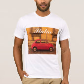 Italia T-Shirt -  Fiat 500 (Voorkant)