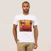 Italia T-Shirt -  Fiat 500 (Voorkant volledig)