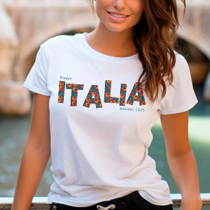 Italia Tomato Zomer Meisjes Trip Italië T-shirt