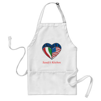Italia/USA Apron Standaard Schort