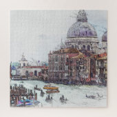 Italia, Venetië Canal Legpuzzel (Verticaal)