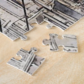 Italia, Venice Canal Gondolas Legpuzzel (Zijkant)