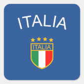 Italia Vierkante Sticker (Voorkant)
