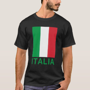Italia Vlag Italiaans Italië Familie Erfgoed Parot T-shirt