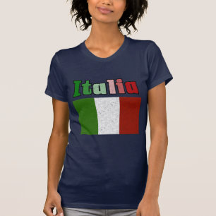Italia  vlag t-shirt