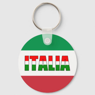 Italia-vlag van Italië Sleutelhanger