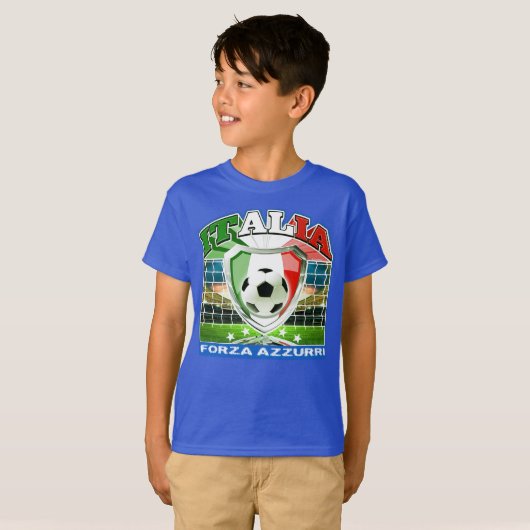 Italia Voetbal T-shirt (Voorkant volledig)