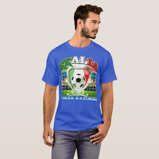 Italia Voetbal T-shirt (Voorkant volledig)