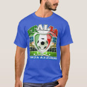 Italia Voetbal T-shirt (Voorkant)