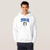 Italia voetbalontwerp hoodie (Voorkant volledig)