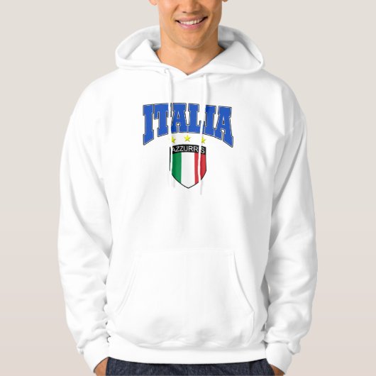 Italia voetbalontwerp hoodie (Voorkant)