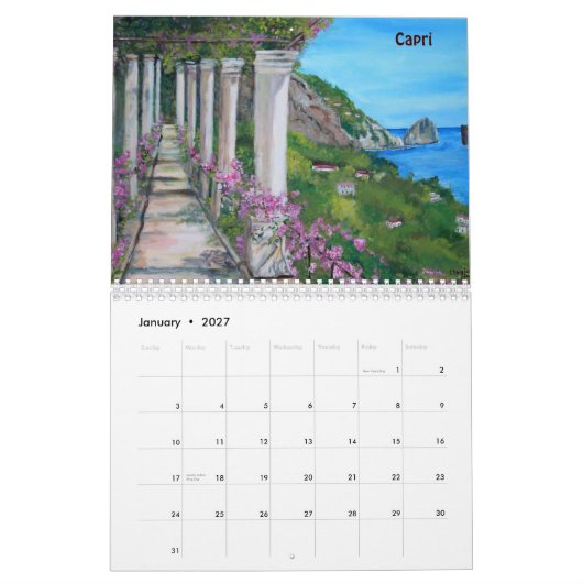 Italia Wall Calendar 2015 Kalender (Jan 2027)