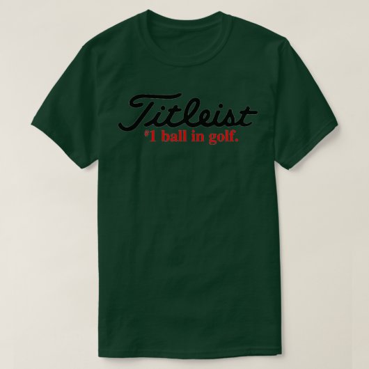 italiaan 1 bal in Golf T-shirt (Design voorkant)