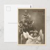  Italiaan Buon Natale Merry Christmas Angels Briefkaart (Voorkant / Achterkant)