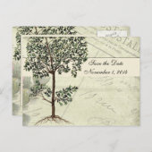  Italiaan Myrtle Save the Date Aankondigingskaart (Voorkant / Achterkant)