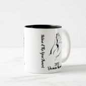 Italiaan van de uitreiking van het Jaar Tweekleurige Koffiemok (Voorkant rechts)