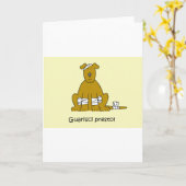 Italiaan wordt snel beter Guarisci Presto Kaart (Gele Bloem)