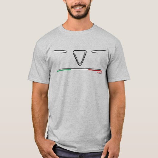 Italiaans Abstract front voor sportauto's T-shirt (Voorkant)