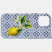 Italiaans Amalfi blauw wit tegels iPhone / iPad ca Case-Mate iPhone Case (Achterkant (horizontaal))