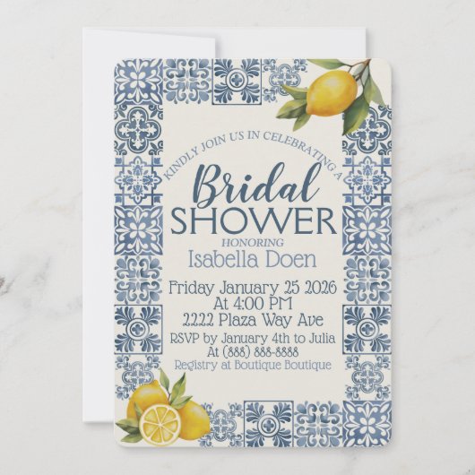 Italiaans Amalfi Coast thema Aangepast Vrijgezelle Feestdagenkaart (Voorkant)