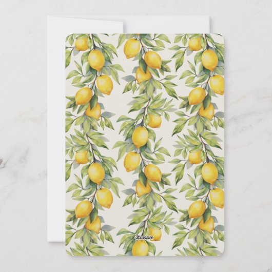 Italiaans Amalfi Coast thema Aangepast Vrijgezelle Feestdagenkaart (Achterkant)