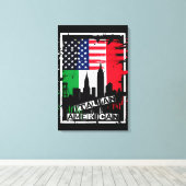 Italiaans Amerikaans Canvas (Insitu (Houten vloer))