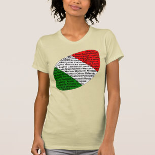 Italiaans Amerikaans Football spelers T-shirt