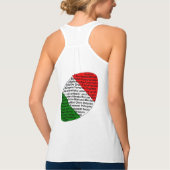 Italiaans Amerikaans Football spelers Tanktop (Achterkant)