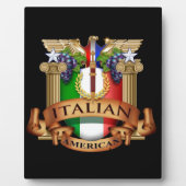 Italiaans-Amerikaans Fotoplaat (Voorkant)