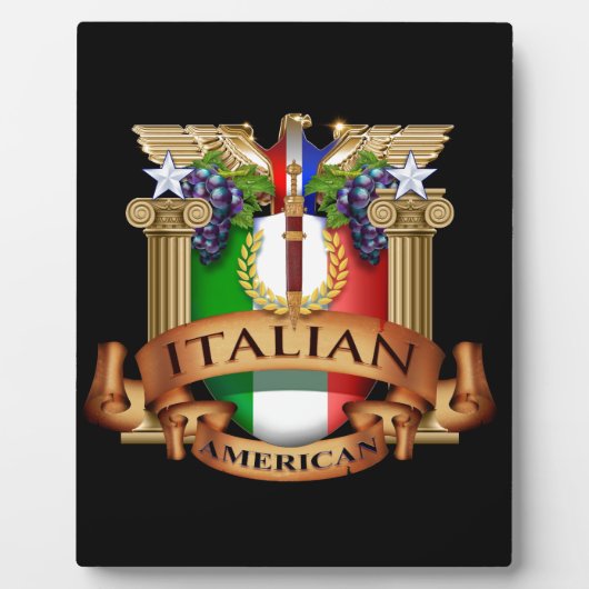 Italiaans-Amerikaans Fotoplaat (Voorkant)