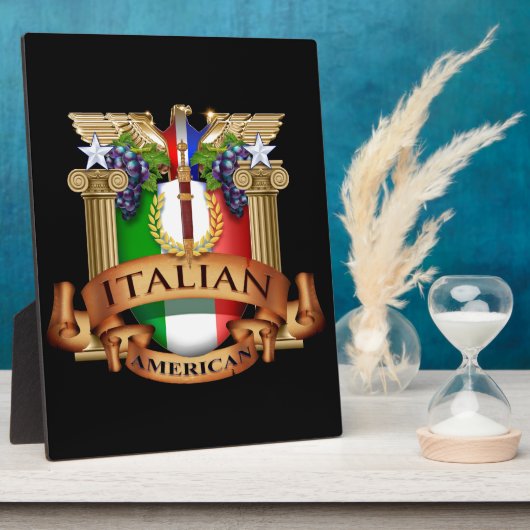 Italiaans-Amerikaans Fotoplaat (Zijkant)