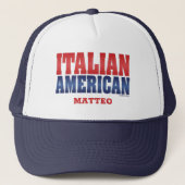 Italiaans-Amerikaans gepersonaliseerd trucje Trucker Pet (Voorkant)