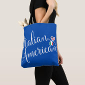 Italiaans Amerikaans Ineengedraaide Harten Boodsch Tote Bag (Dichtbij)