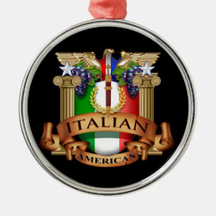 Italiaans-Amerikaans Metalen Ornament