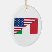 Italiaans Amerikaans Ornament met de Amerikaanse t (Rechts)