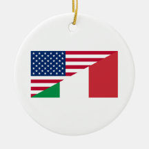 Italiaans Amerikaans Ornament met de Amerikaanse t