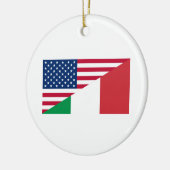 Italiaans Amerikaans Ornament met de Amerikaanse t (Links)